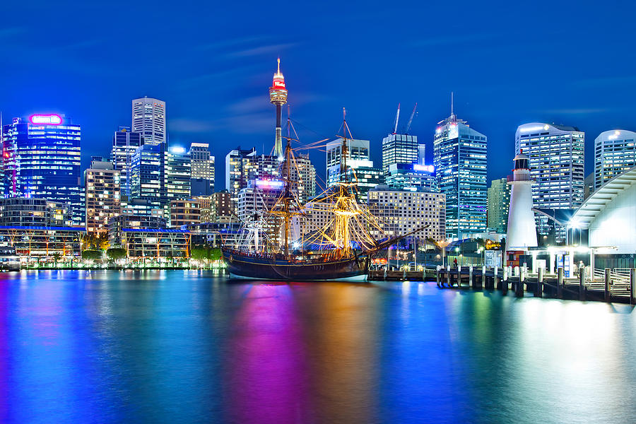 Vibrant Darling Harbour Photograph