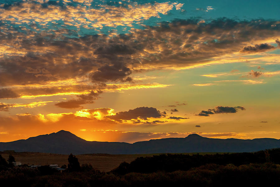 Vibrant mountain sunset Photograph by Jose Ignacio Urruti - Fine Art ...