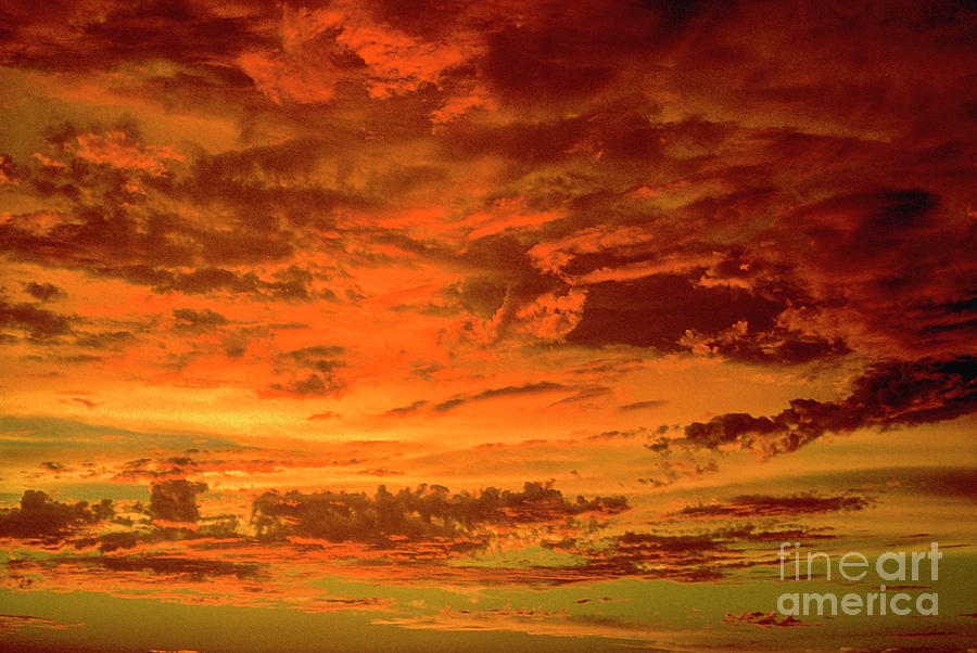 Vibrant Sunset Photograph by David Zanzinger