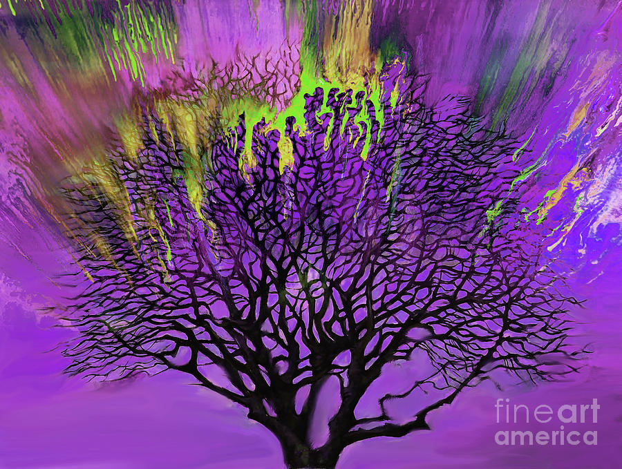 Vibrant tree Painting by Gull G