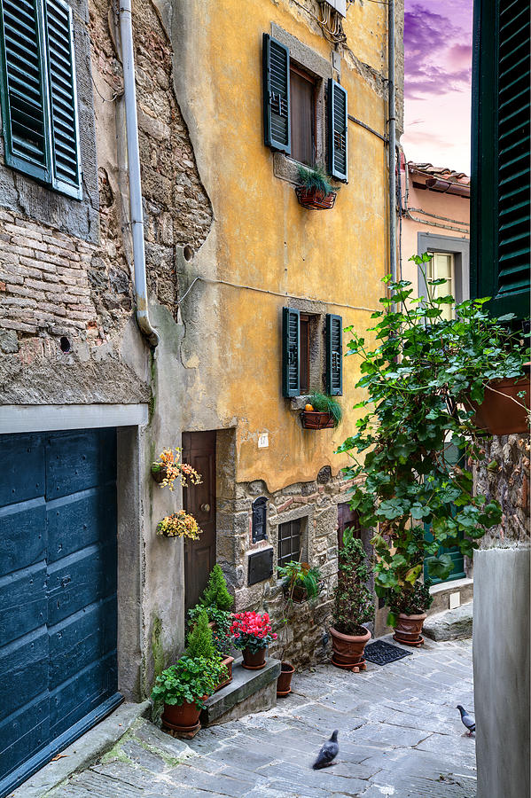 Viccolo in Cortona Tuscany Photograph by Al Hurley