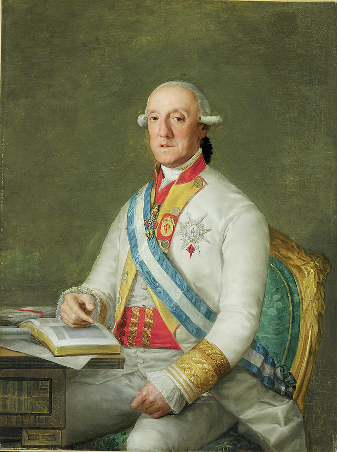 Vicente Maria de Vera de Aragon Duque  Painting by MotionAge Designs
