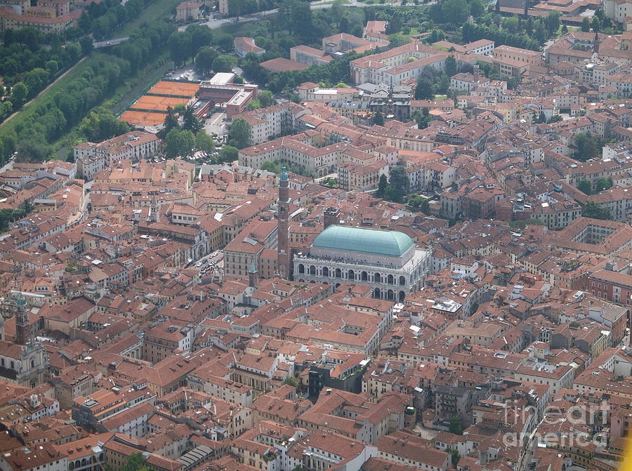 Vicenza from above Photograph by Riccardo Mottola