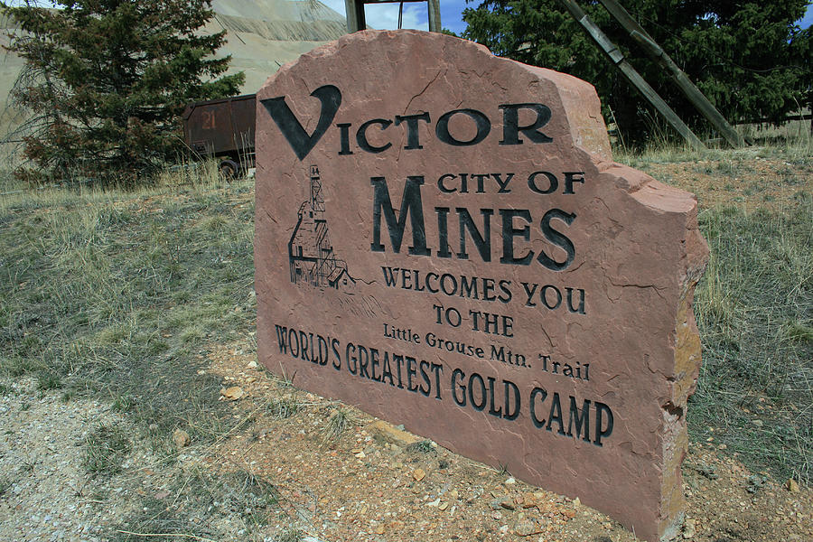 Victor - City of Mines Photograph by Tony Baca