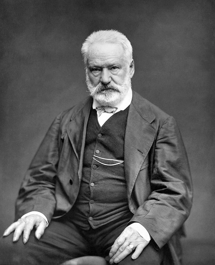 Victor Hugo Portrait - 1876 Photograph by War Is Hell Store