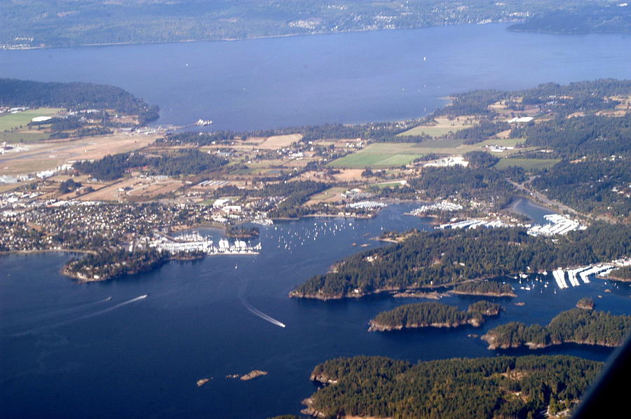 victoria B.C. from the float plane Photograph by Peter Scolney - Fine ...