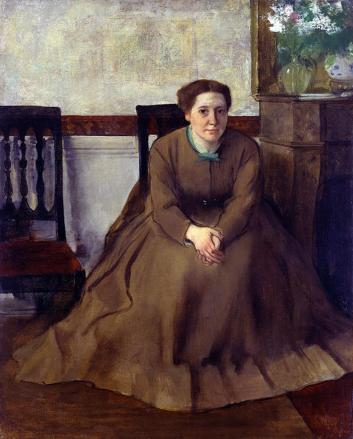 Victoria Dubourg Painting by Edgar Degas