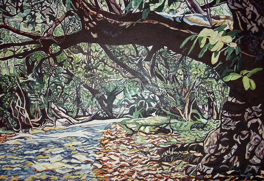 Victoria Falls Rainforest Painting by Valentine Magutsa - Pixels