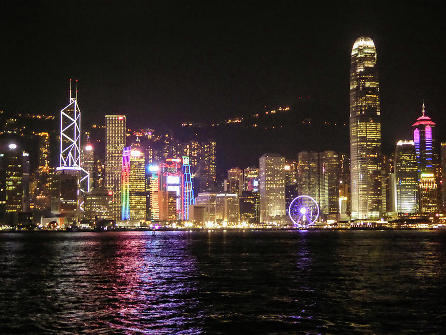 Victoria Harbor Hong Kong Photograph by Vm Vassolo - Fine Art America