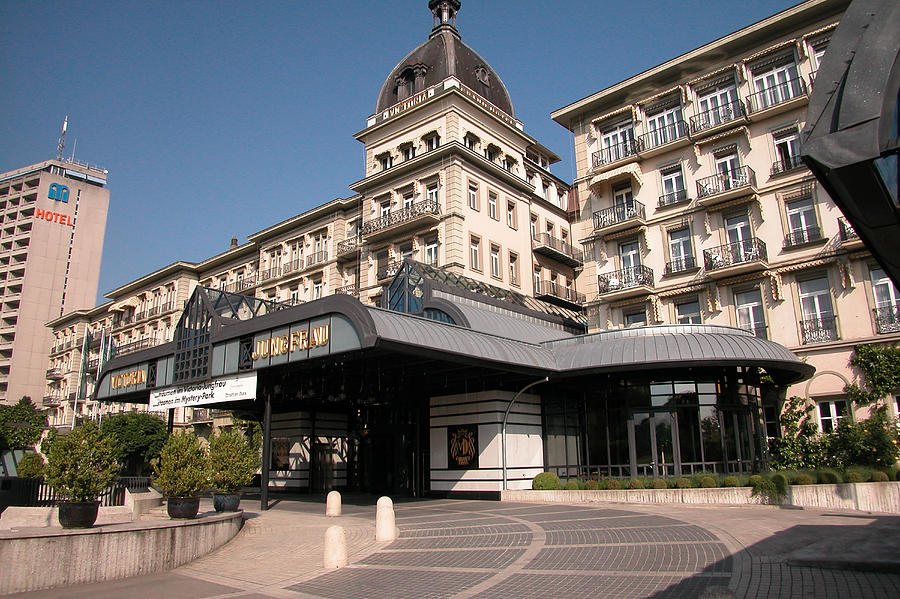 Victoria Jungfrau Hotel At Interlaken Photograph