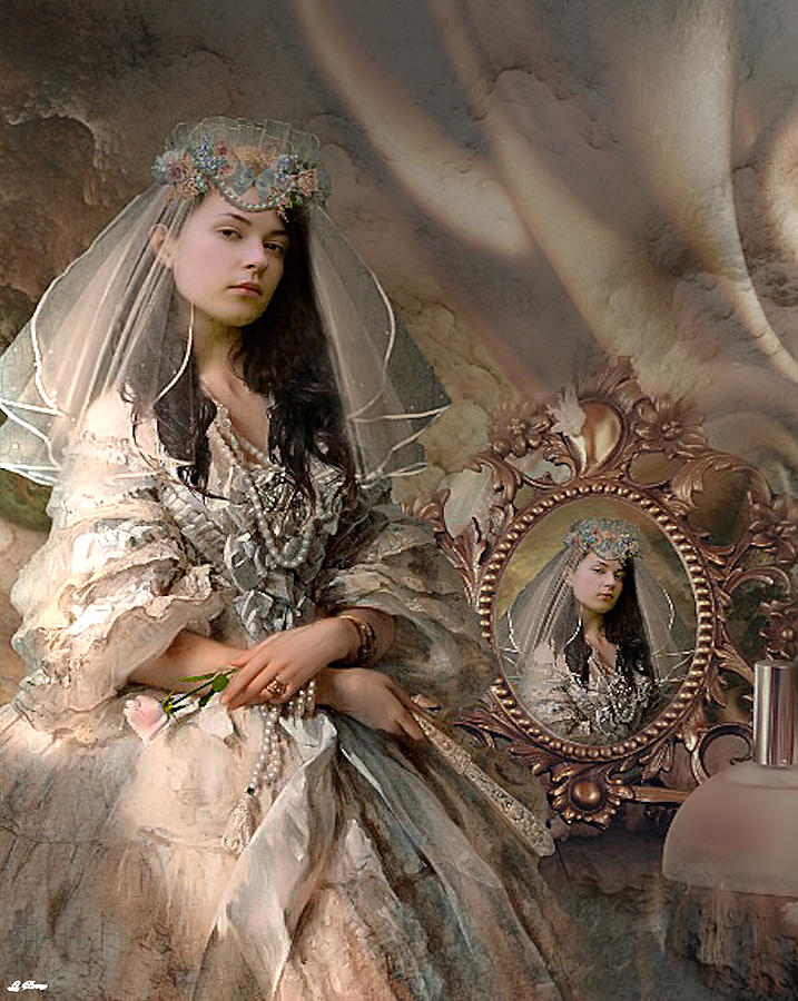 Victorian Bride Mixed Media by Gayle ...