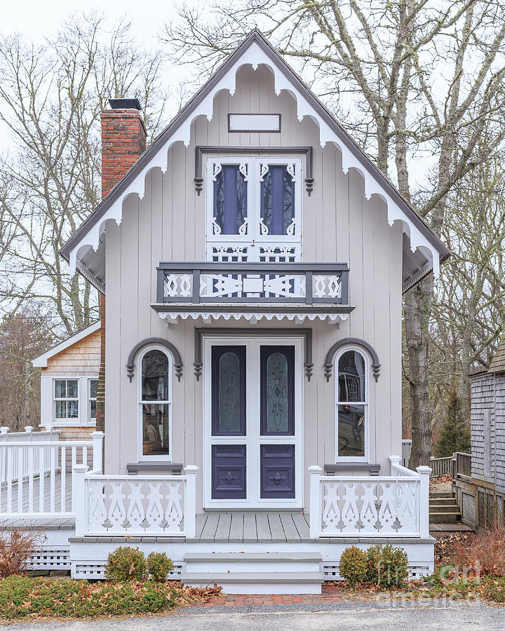Victorian Cottage on Cape Cod Photograph by Edward Fielding