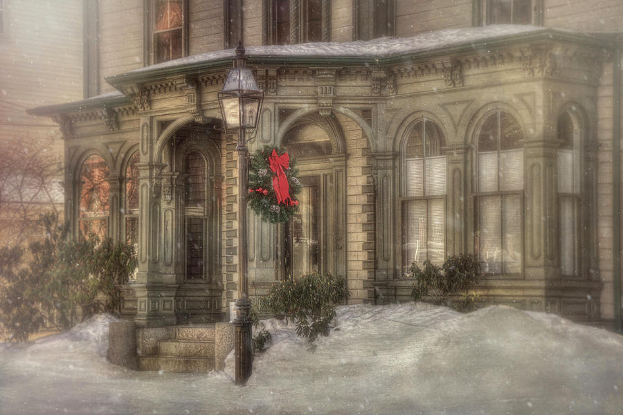 Victorian Holidays - Portsmouth NH Photograph by Joann Vitali