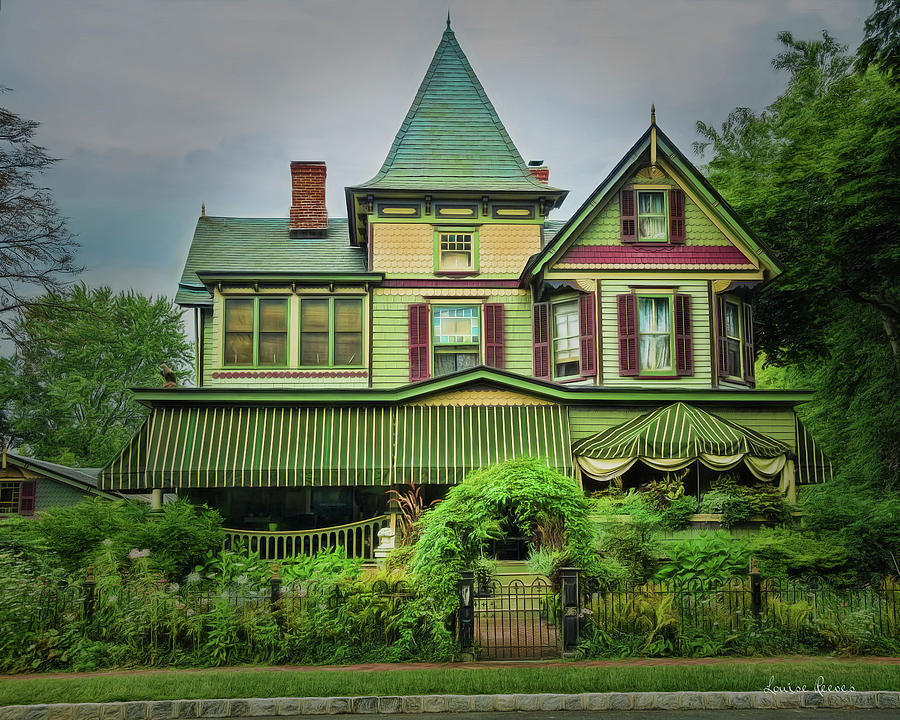Victorian in Green Photograph by Louise Reeves