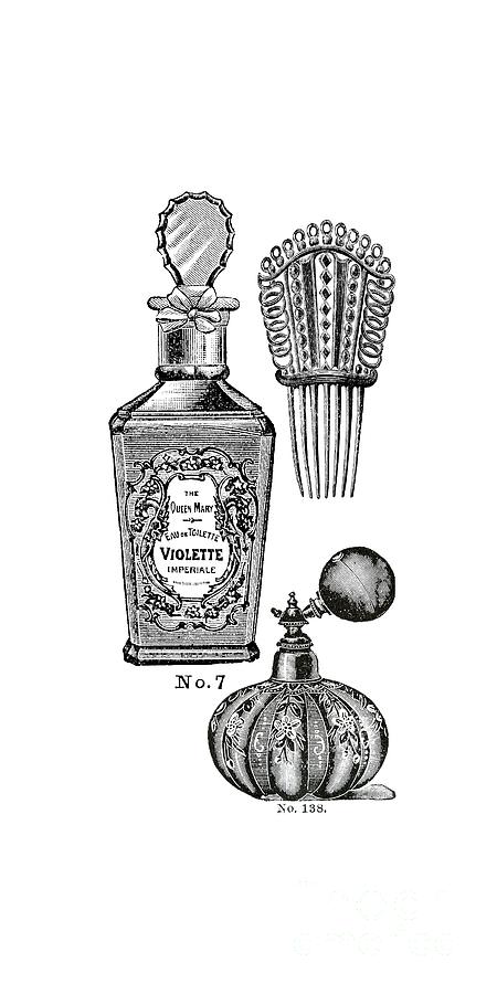Vintage Digital Art - Victorian Perfume Phone Case by Edward Fielding