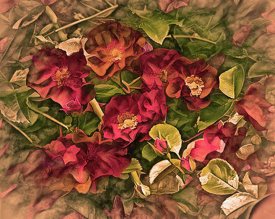 Victorian Rose Delight 14 Mixed Media by Lynda Lehmann