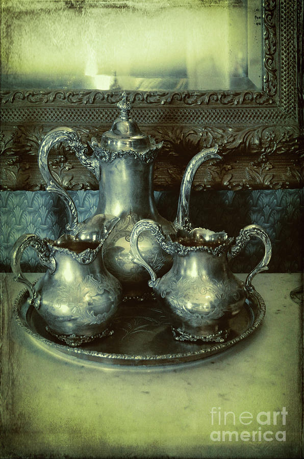 Victorian Silver Tea Service Photograph by Jill Battaglia