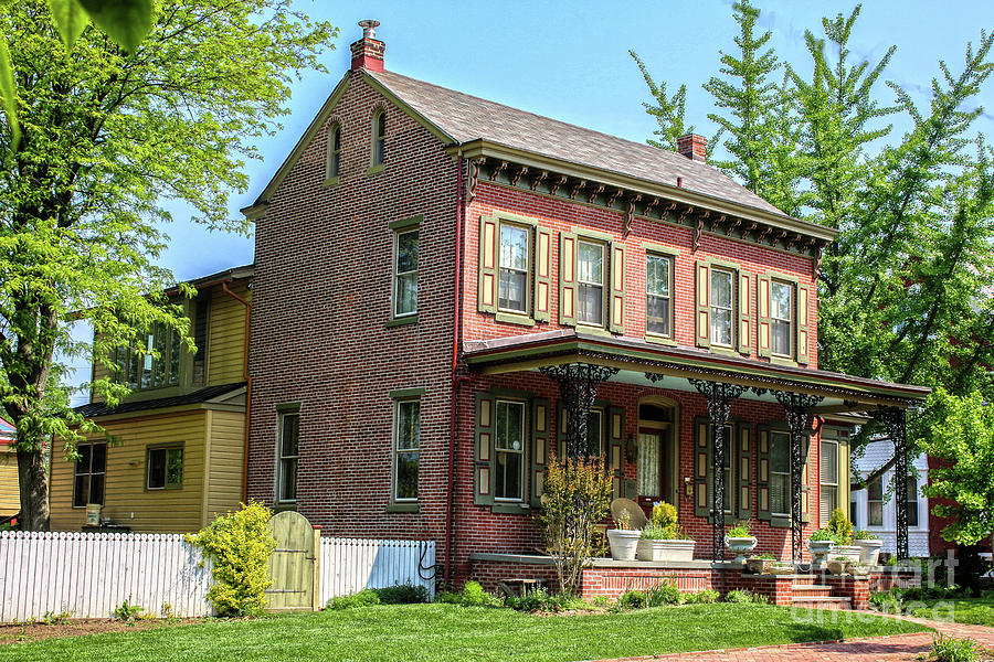 Victorian Style Brick House Photograph by Sandy Moulder