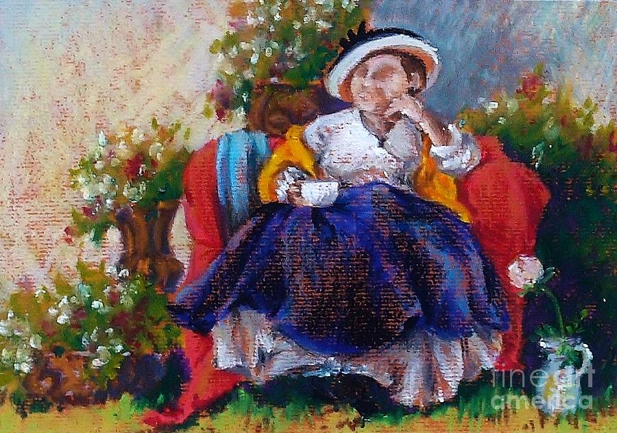 Victorian Tea Time Painting by K M Pawelec