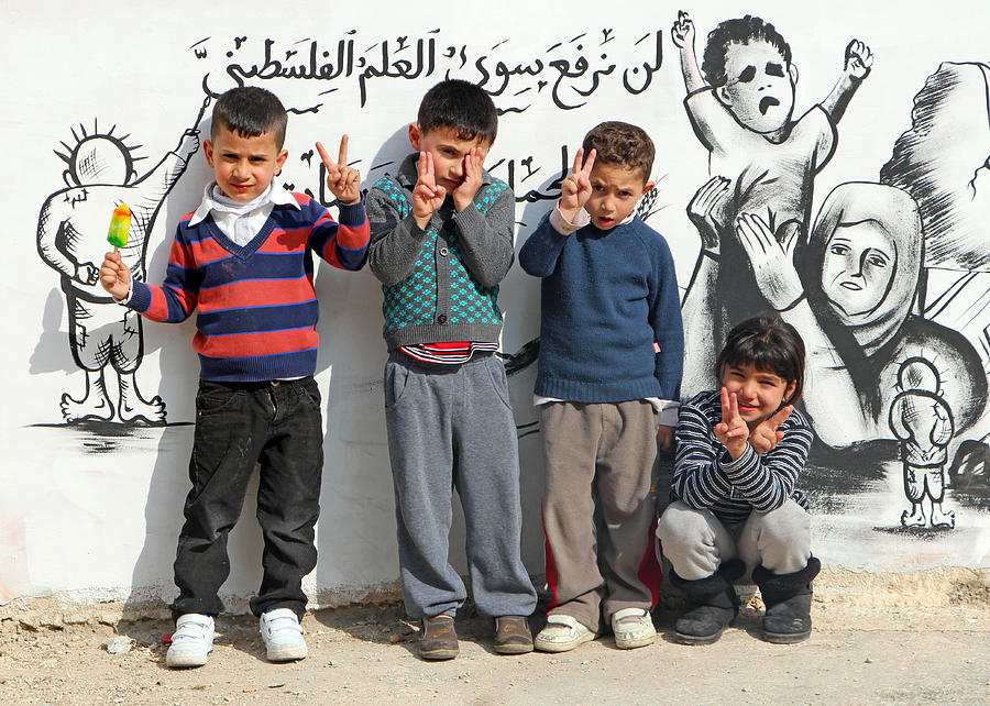 Victorious Children Photograph by Munir Alawi