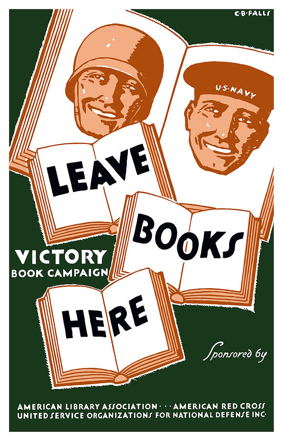 Book Mixed Media - Victory Book Campaign - WPA by War Is Hell Store