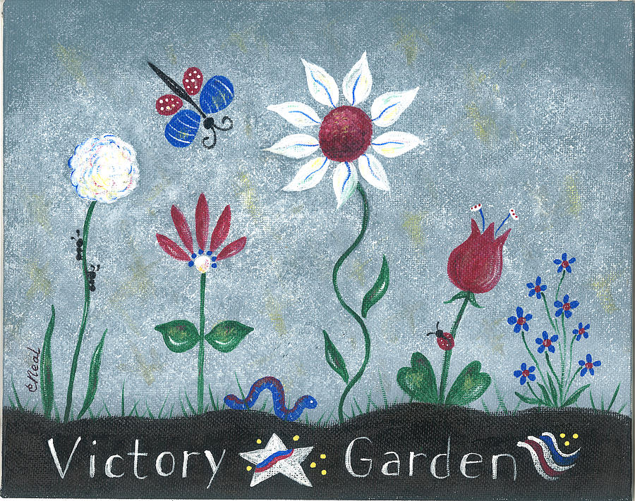 Victory Garden Painting by Carol Neal