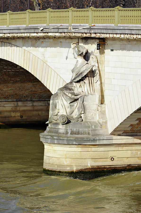 Victory Maritime by Georges Diebolt on Pont Des Invalides Bridge in Paris France Photograph by Shawn OBrien