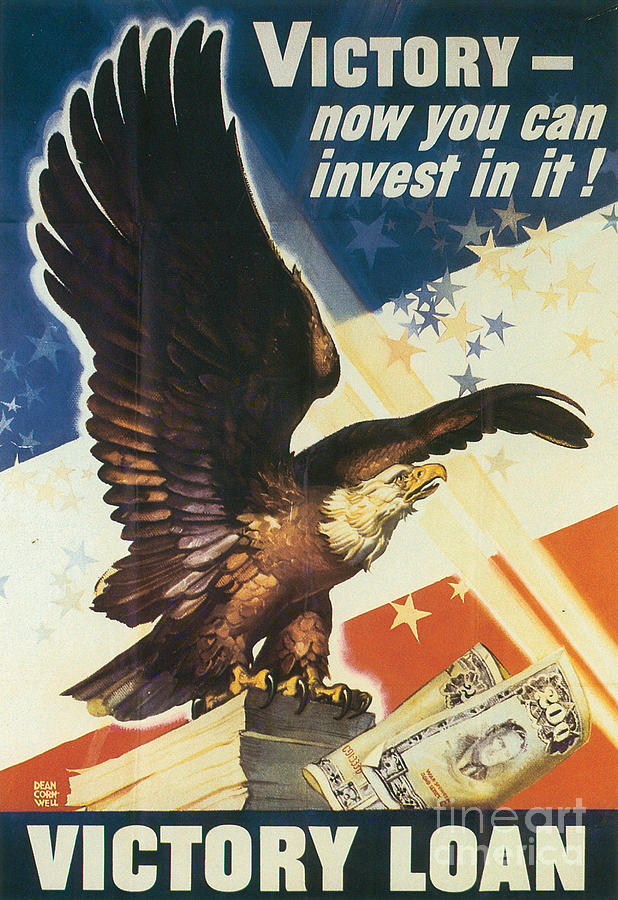 Victory Now You Can Invest In It Victory Loan War Poster Painting by Vintage Collectables