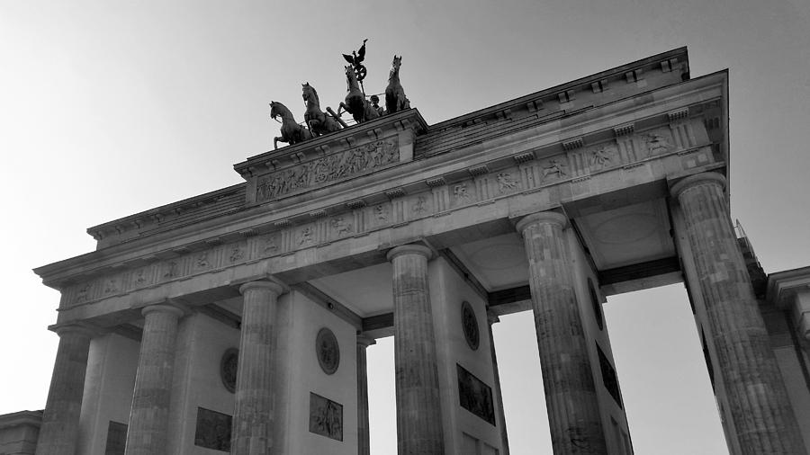 Horse Photograph - Victory of Brandenburg Gate by Two Small Potatoes