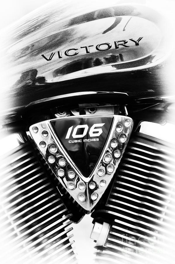 Motorcycle Photograph - Victory Vegas 8 Ball by Tim Gainey