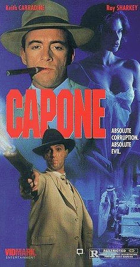 Video cover The Revenge of Al Capone with Ray Sharkey as Capone TV movie 1989 Photograph by David Lee Guss