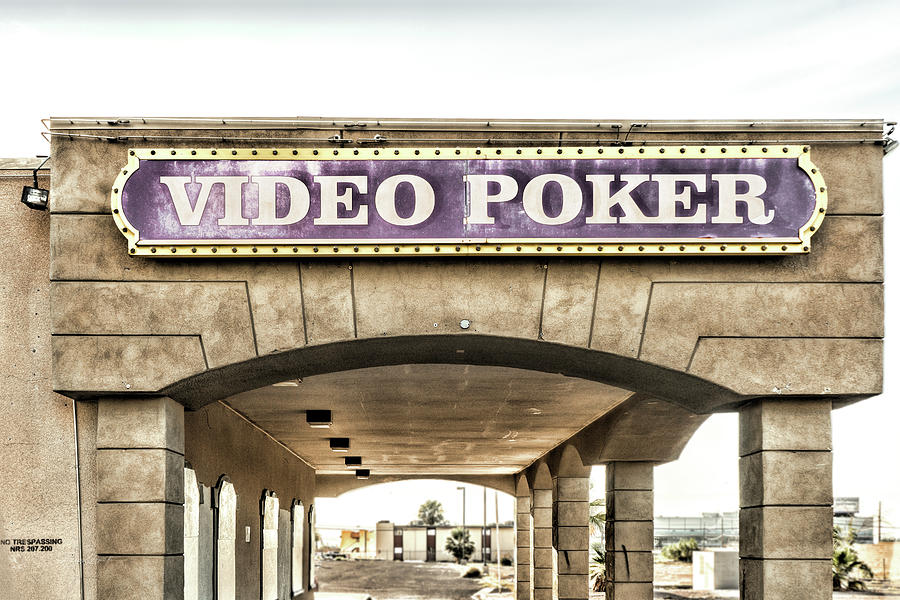 Video Poker Photograph by Sharon Popek