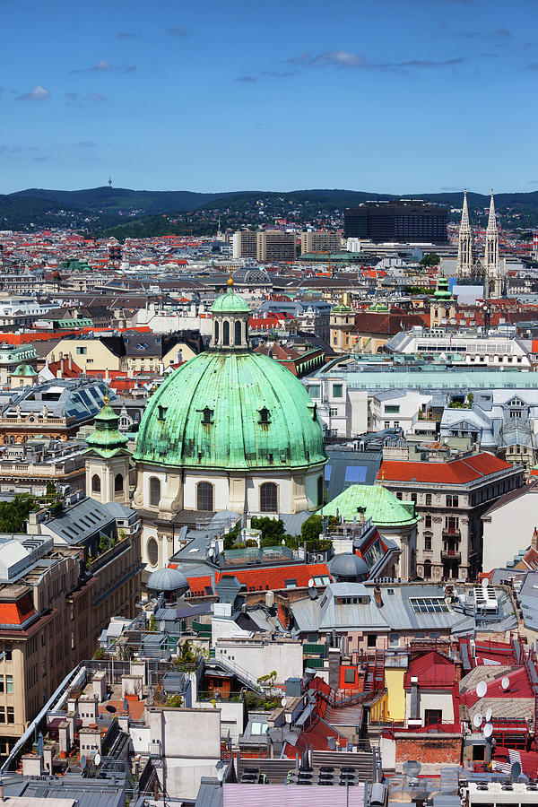 Vienna City Cityscape In Austria Photograph by Artur Bogacki