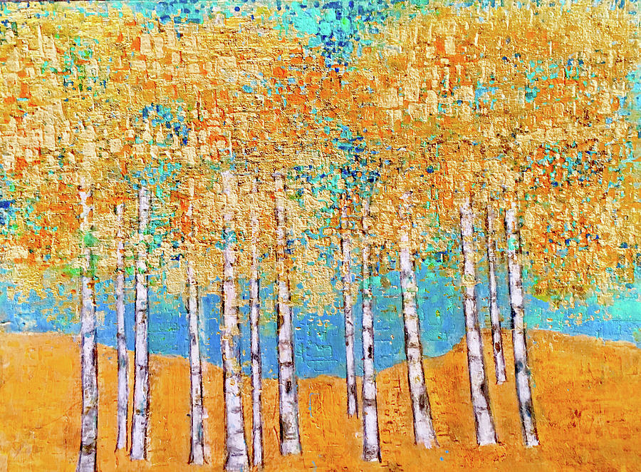 VIENNA WOODS Birches Painting by Elise Ritter
