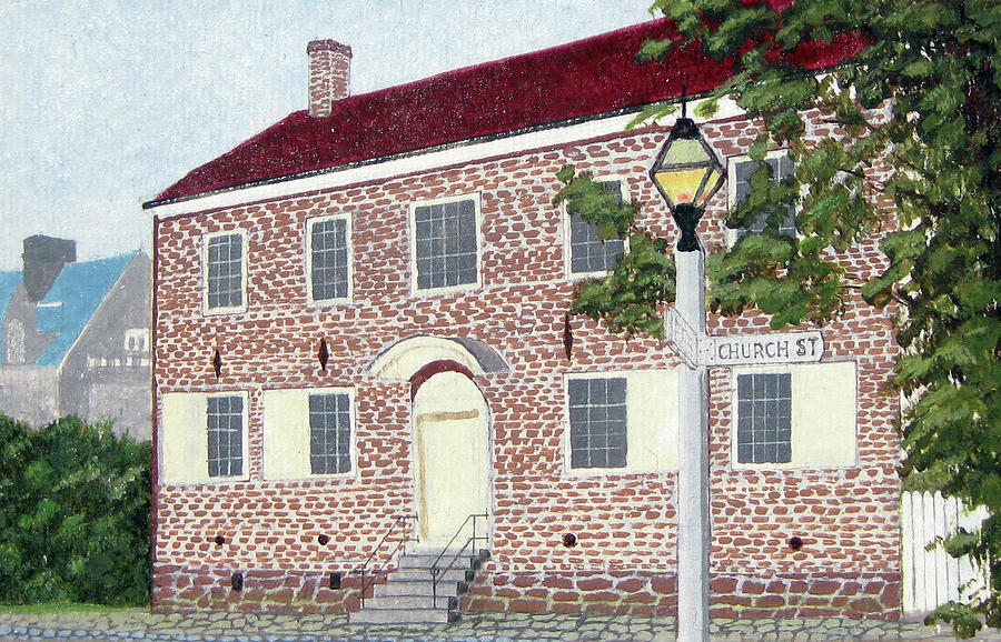 Winston-salem Painting - Vierling House Old Salem of NC by Jason Zhang