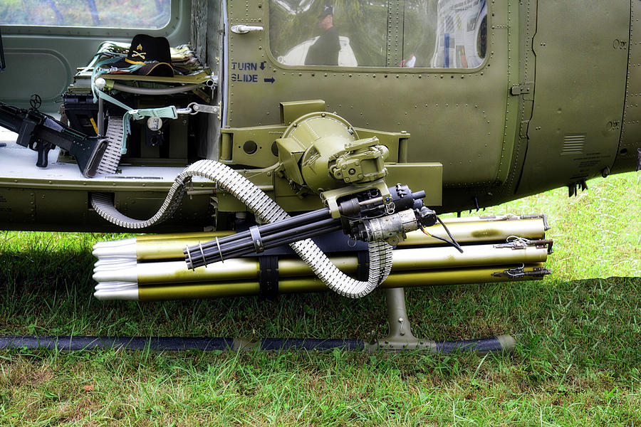 Vietnam Era Helicopter 049 Winged Assault Weapons Photograph by Thomas Woolworth