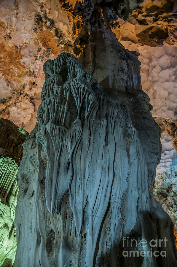 Nature Photograph - Vietnam Hang Dau Go stalagmites cave  by Amos Gal