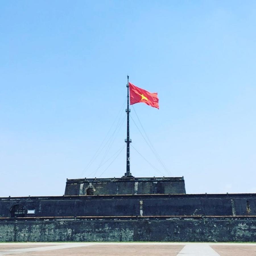 Hue Photograph - #vietnam #hue #nationalflag by Suguru Murakami