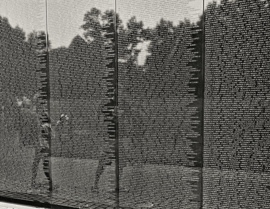 Vietnam Memorial # 2 Photograph by Allen Beatty