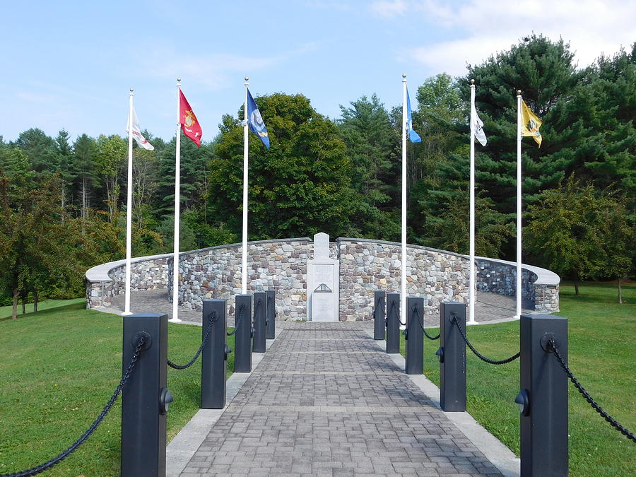 Vietnam Memorial in Vermont Photograph by Catherine Gagne