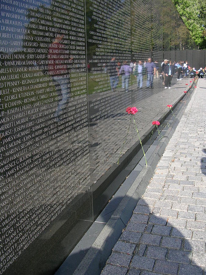 Vietnam Memorial Photograph by Nina Kamp | Fine Art America