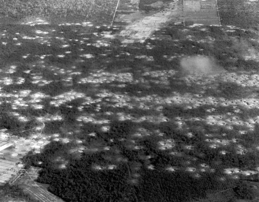 Vietnam Moonscape Photograph by Underwood Archives