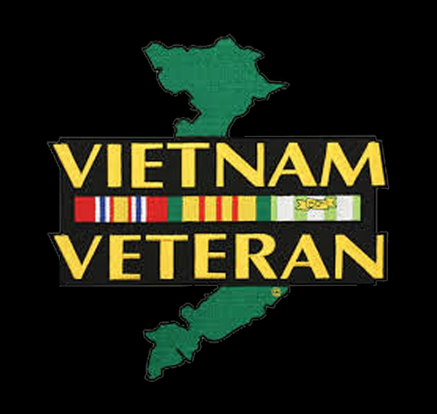 Vietnam Veteran tshirt Painting by Herb Strobino
