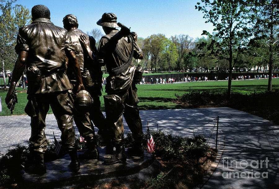 Vietnam Veterans Memorial Memorial Day Photograph by Thomas R Fletcher
