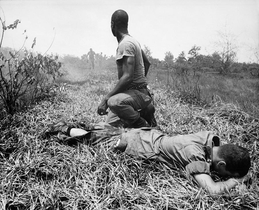 History Photograph - Vietnam War. An African American by Everett