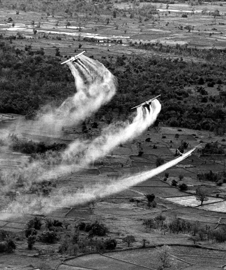 Vietnam War, Crop Duster Airplanes Photograph by Everett