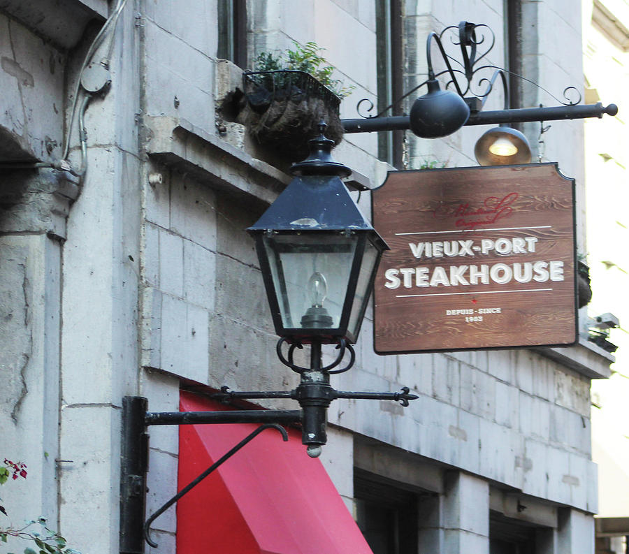 Vieux-Port Steakhouse Photograph by Imagery-at- Work