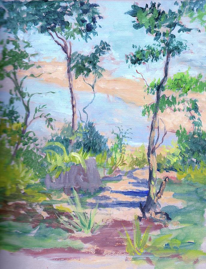 View Accross the St. Georges River Painting by Angelina Whittaker Cook