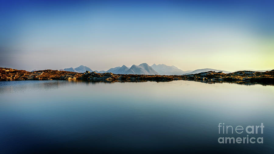 View across Loch na Clarlaich to the Isle of Skye. Photograph by Phill Thornton