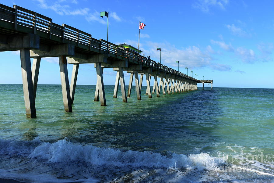 View Along The Fishing Pier Photograph by Christiane Schulze Art And Photography